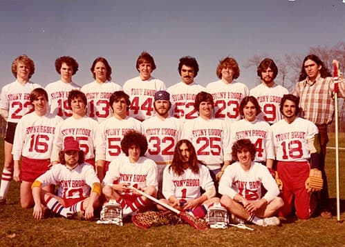 The Stony Brook club lacrosse team, 1978