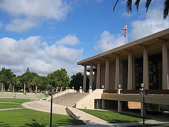 Oviatt Library in 2009, since renamed University Library