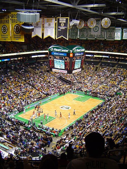 November 2004 Celtics game vs the Charlotte Bobcats at the then-FleetCenter