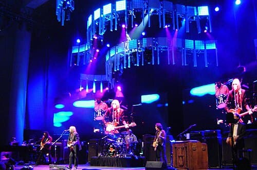 Tom Petty and the Heartbreakers performing at the Verizon Amphitheatre in Indianapolis in 2006