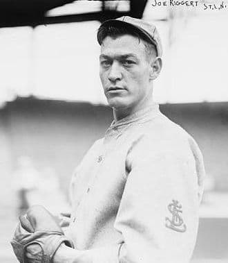 Joe Riggert accumulated 1,639 hits over 12 seasons with the American Association Saints from 1912 to 1924.