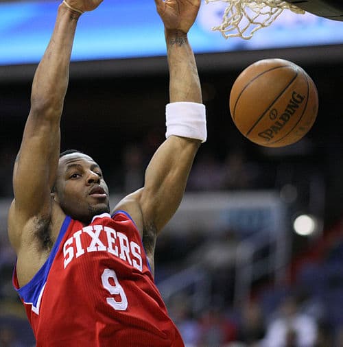 Andre Iguodala played with the 76ers from 2004 to 2012
