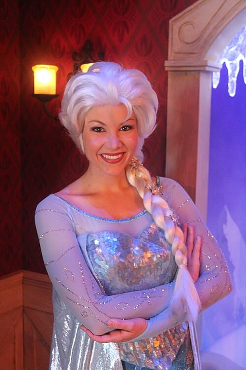 Elsa meet-and-greet at Disneyland in California in 2013.