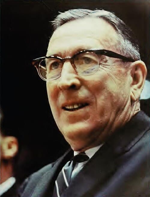 John Wooden coached UCLA to 10 national championships.