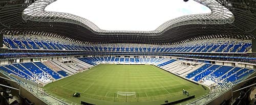 The interior of Estadio BBVA