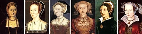 Portraits of the six wives of Henry VIII