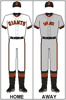 San Jose Giants uniforms