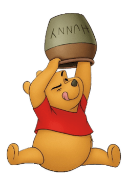 Disney's illustration of Winnie the Pooh