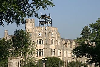 The carillon bells atop Oglethorpe's Lupton Hall