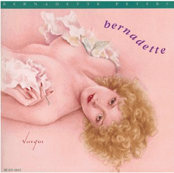 Album cover from Bernadette Peters (painting by Vargas, 1980)