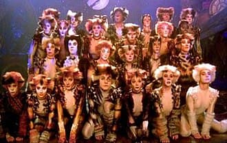 Partial cast of the filmed version of Cats.
