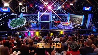 The design of the Wheel of Fortune set as seen in 2012