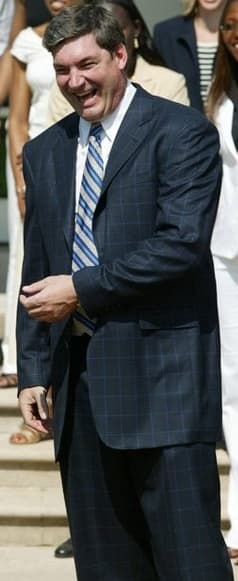 Bill Laimbeer won his second Shooting Stars Competition title with Team Detroit.