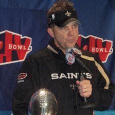 Sean Payton was the head coach of the team from 2006 to 2021.