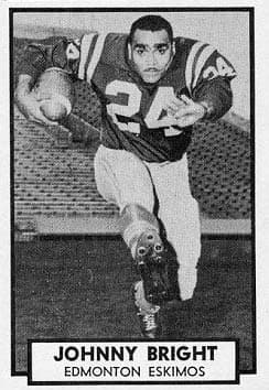 Johnny Bright with Edmonton in 1962