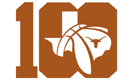 Logo for the 100 years of Longhorns basketball, released in 2006.